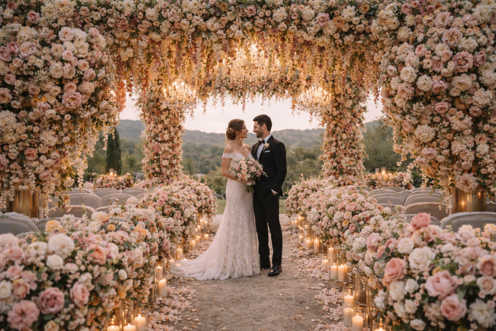 Florais e decoração de casamento
