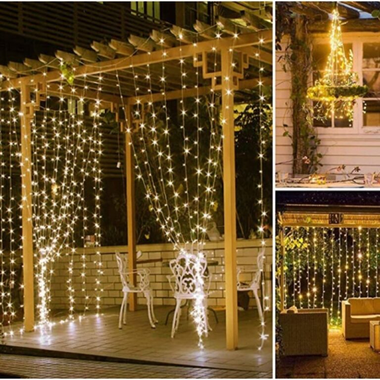 Cortina de LED de 3 por 3 metros para fundo de decoração