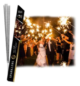 Sparkles de 60 cm para a saída dos noivos da cerimônia