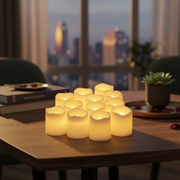 Kit de velas de LED para decoração de casamento sem fogo