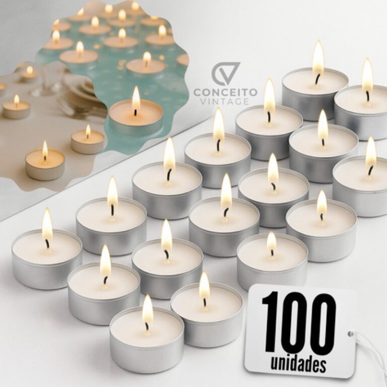 Velas rechaud flutuantes para decorar as mesas do casamento