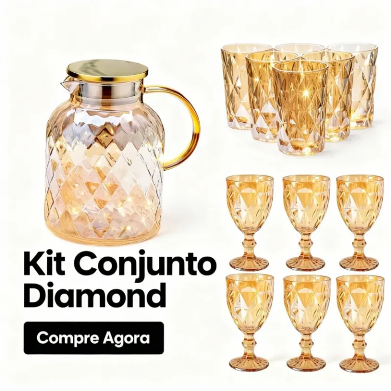 Kit de peças de vidro para a mesa de jantar
