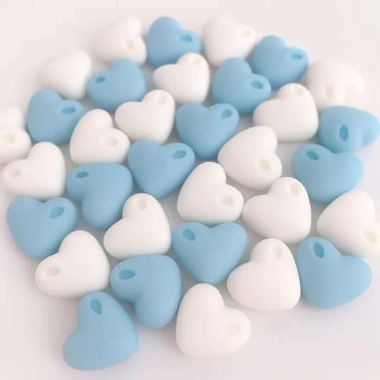 Mini sabonetes perfumados em formato de coração