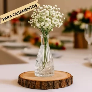 Kit com 20 vasos de vidro de 120 ml