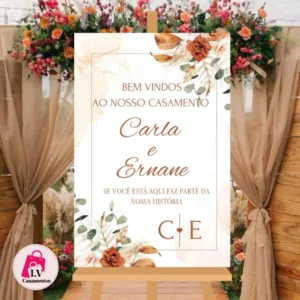 Placa de entrada personalizada