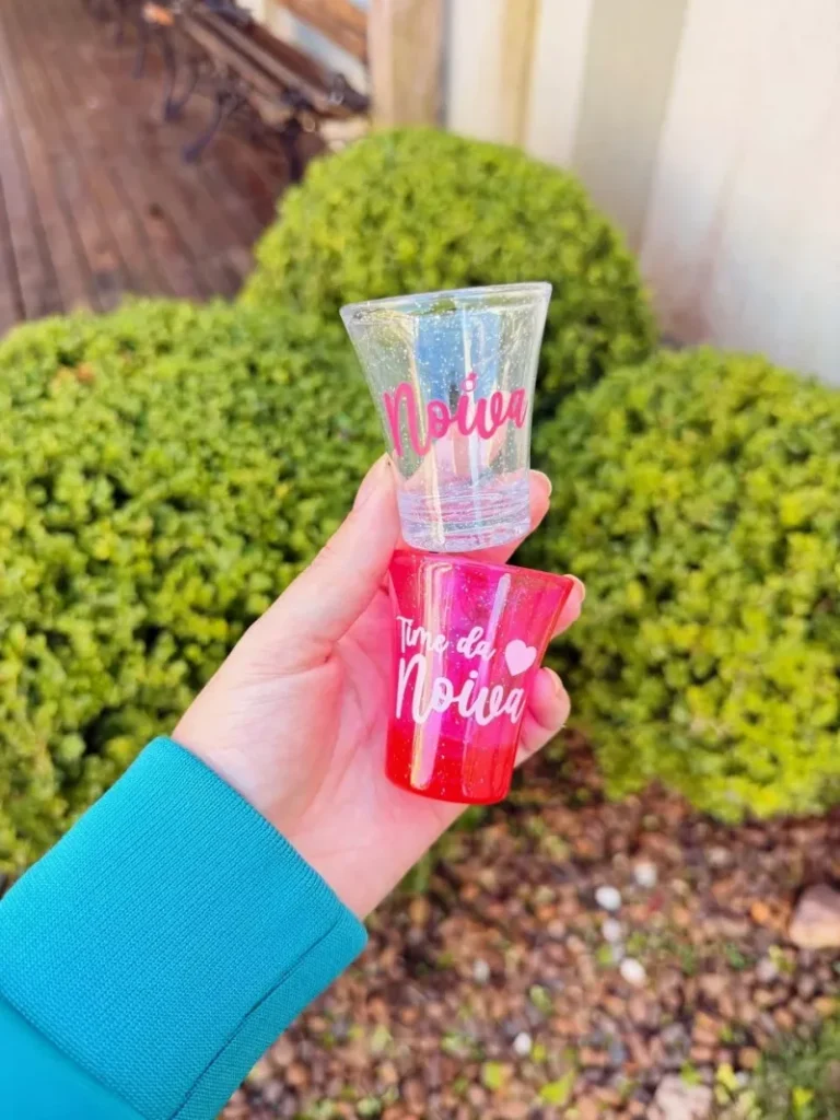 Kit com 15 copos de dose personalizados