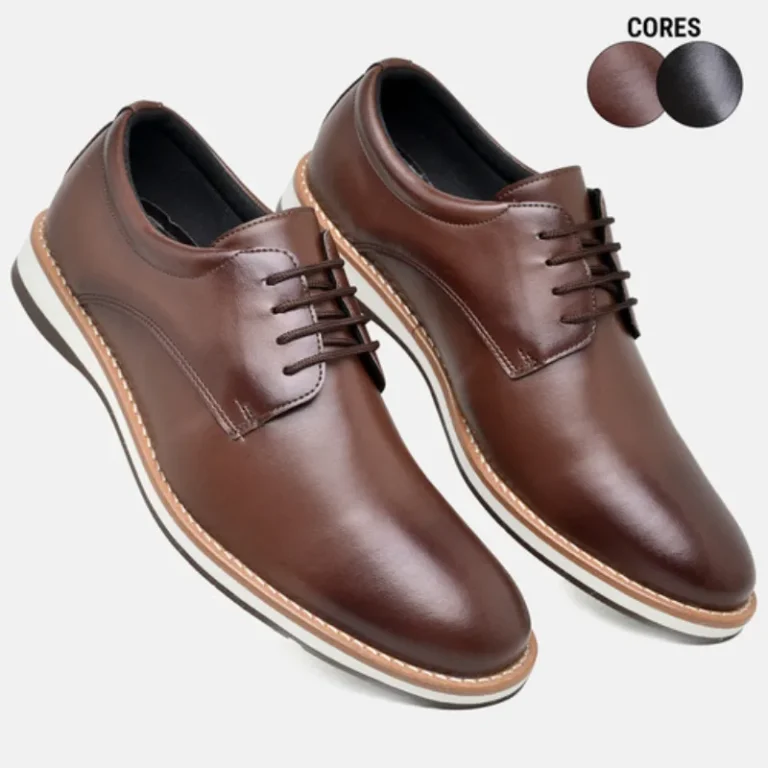 Sapato casual masculino modelo Oxford