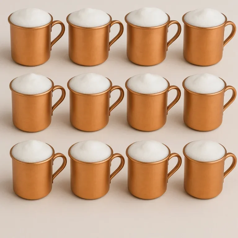 Canecas Moscow Mule de alumínio para os padrinhos
