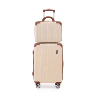 Kit de mala de viagem com frasqueira
