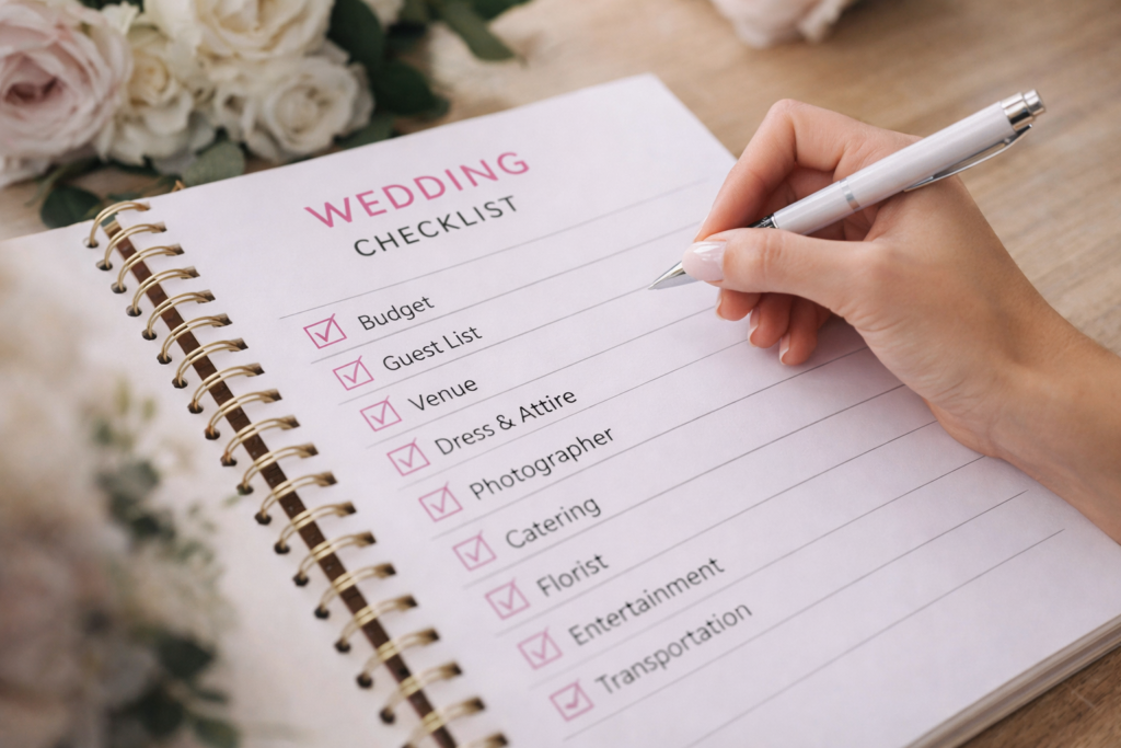 Checklist de bebidas para o casamento com todos os itens a conferir
